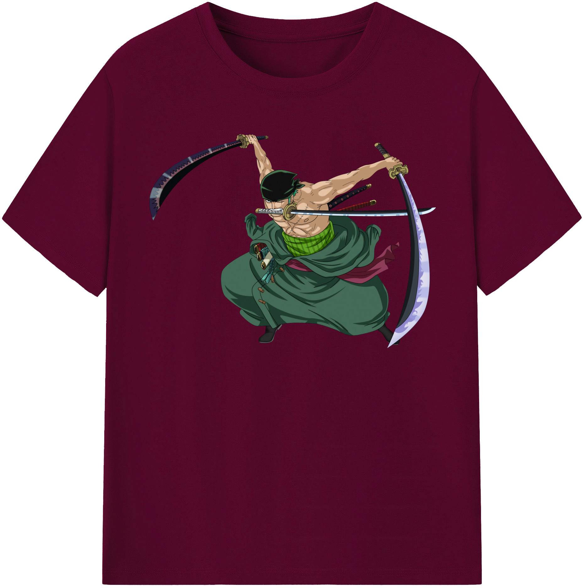 ワンピース ロロノア・ゾロ ONE PIECE Roronoa Zoro レディースカジュアルプリントTシャツ（綿100％）